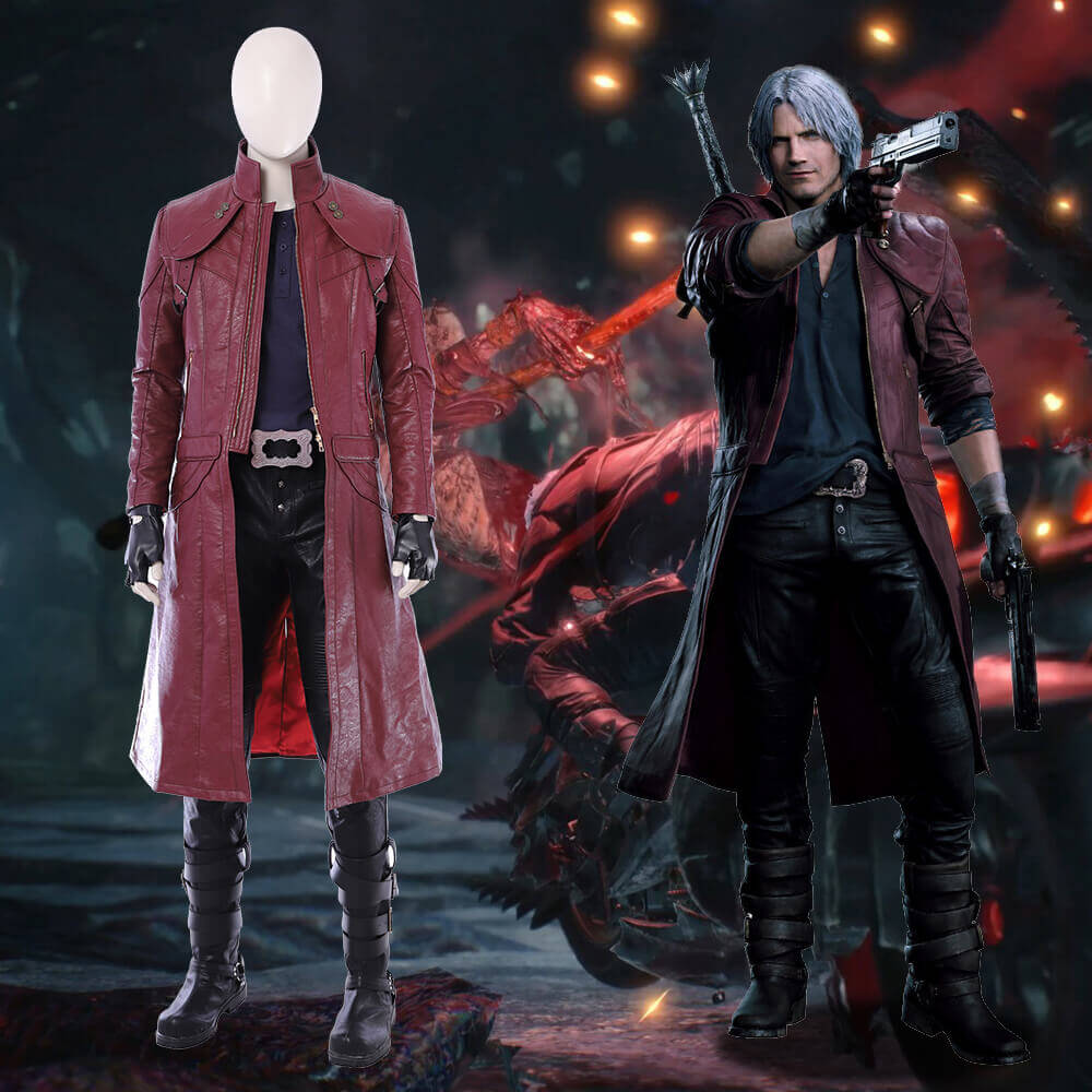 Devil May Cry 5 Dante Cosplay Costume Deluxe Version