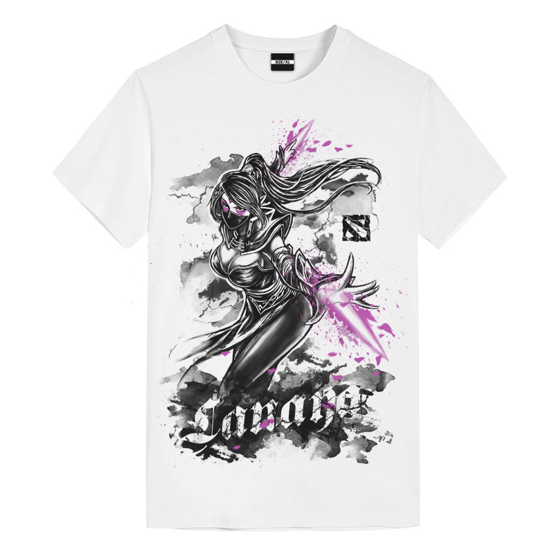 Ink Temple Assassin T-Shirt DOTA 2 Heroes Kids T Shirts