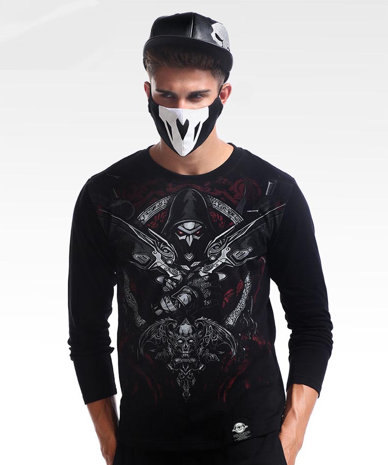 3D Overwatch Reaper Long Sleeve T-shirt