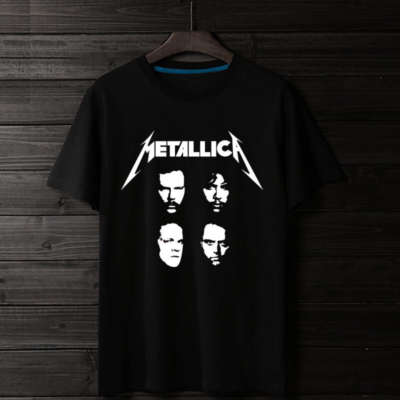 <p>Metal band Cotton Tshirt Rock Metallica T-shirt</p>

