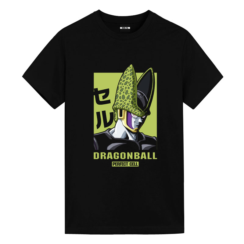 Dragon Ball DB Cell Tees Vintage Anime Tees