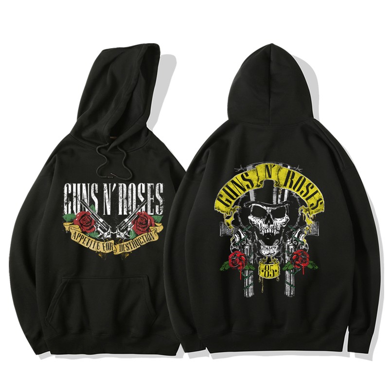 <p>Personalised Hoodie Rock Guns and Roses Sweatshirt</p>
