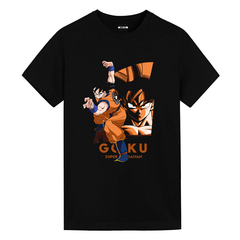 Goku T-Shirt Dragon Ball Dbz Anime Shirts Online | WISHINY