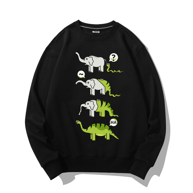 Snake Swallow Elephant Coat Sweatshirts