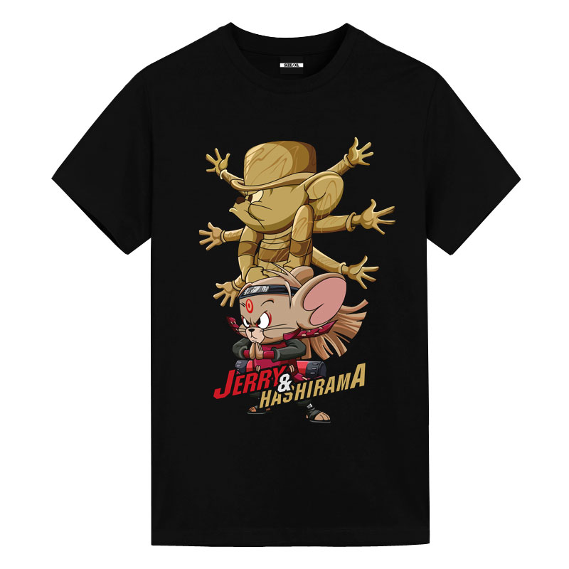 Tom and Jerry Hashirama Senju Jerry Shirts Anime T Shirts Online