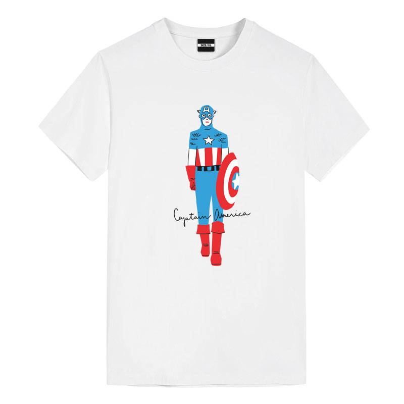 キャプテンアメリカTシャツマーベルTシャツ | WISHINY