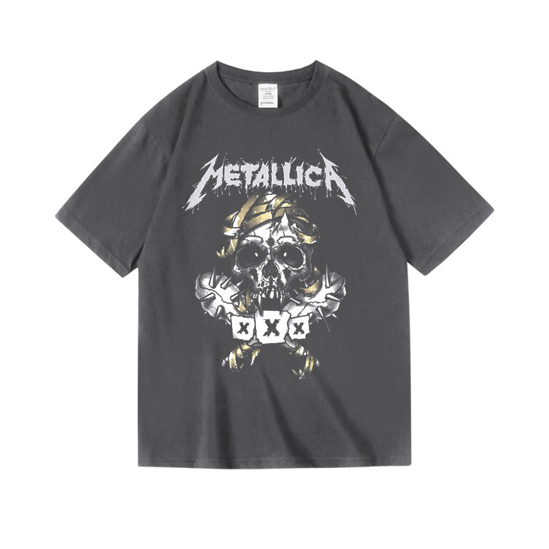 <p>Metallica Tees Rock and Roll Metal band Cool T-Shirts</p>
