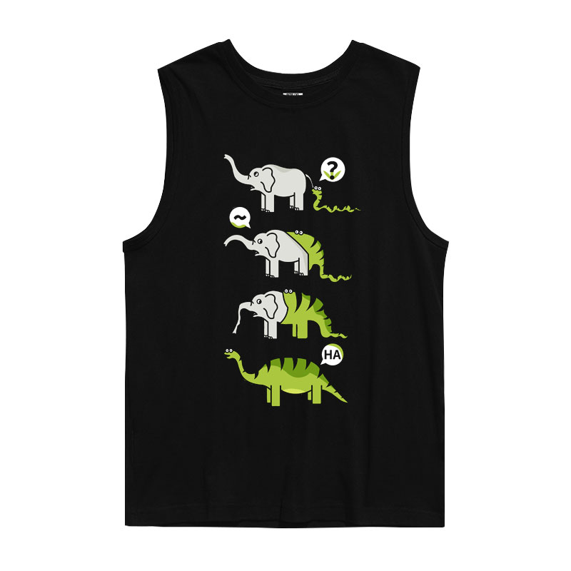 Snake Swallow Elephant Tank Tops T-Shirts
