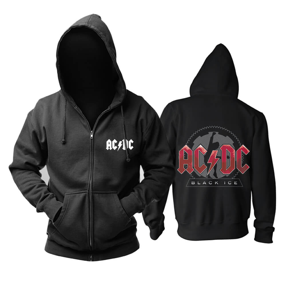 ac dc zip up hoodie