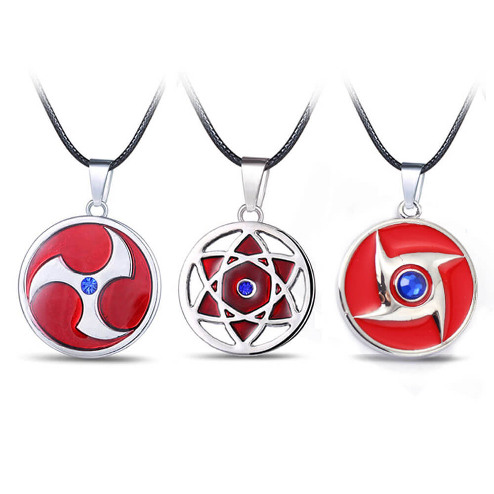 Buy Krafty Kustomz Anime Alloy Itachi Necklace Cosplay Titanium Steel  Cosplay 3 Loops Necklace For Children at Amazon.in