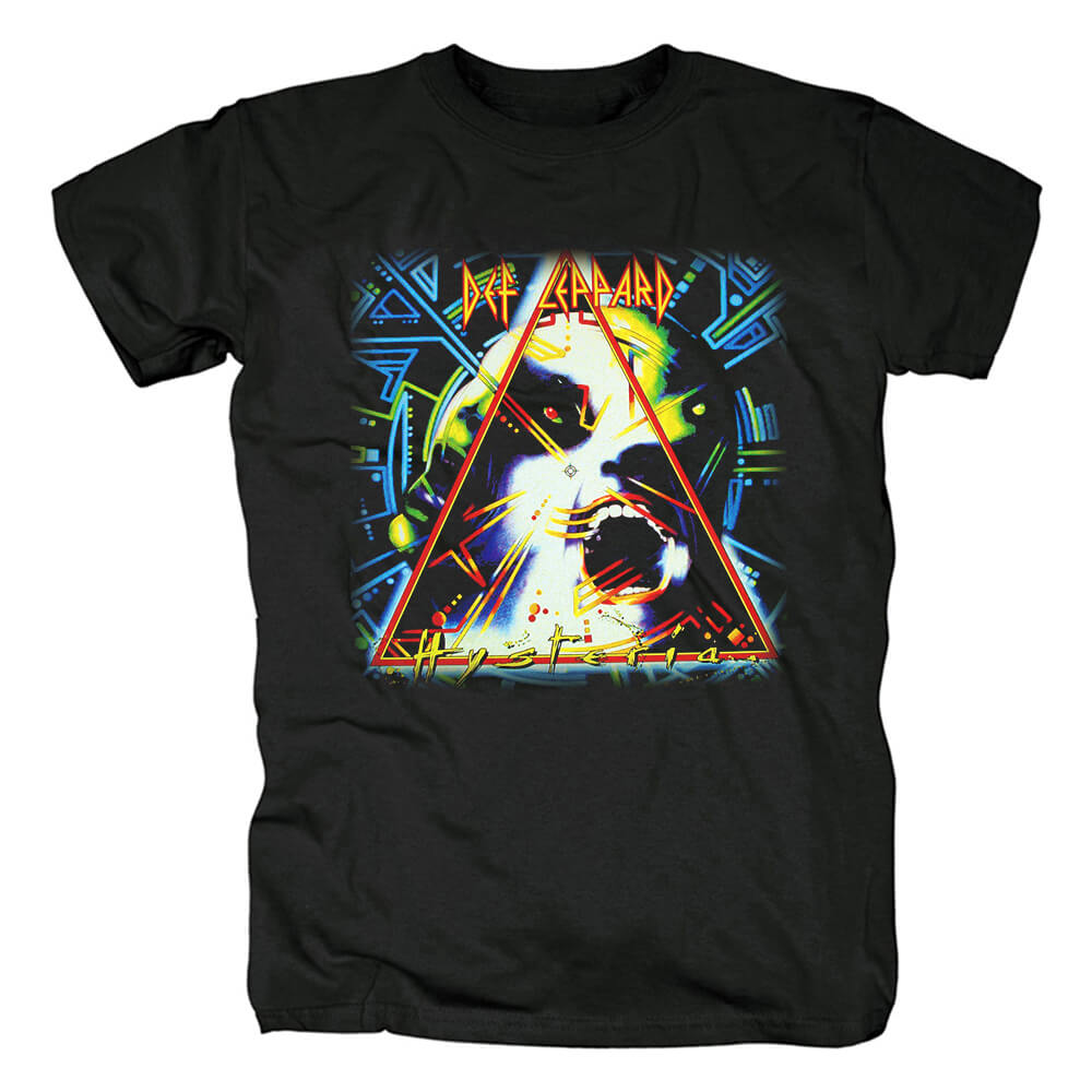 Awesome Def Leppard Tee Shirts Uk Metal Punk Rock Band T-Shirt