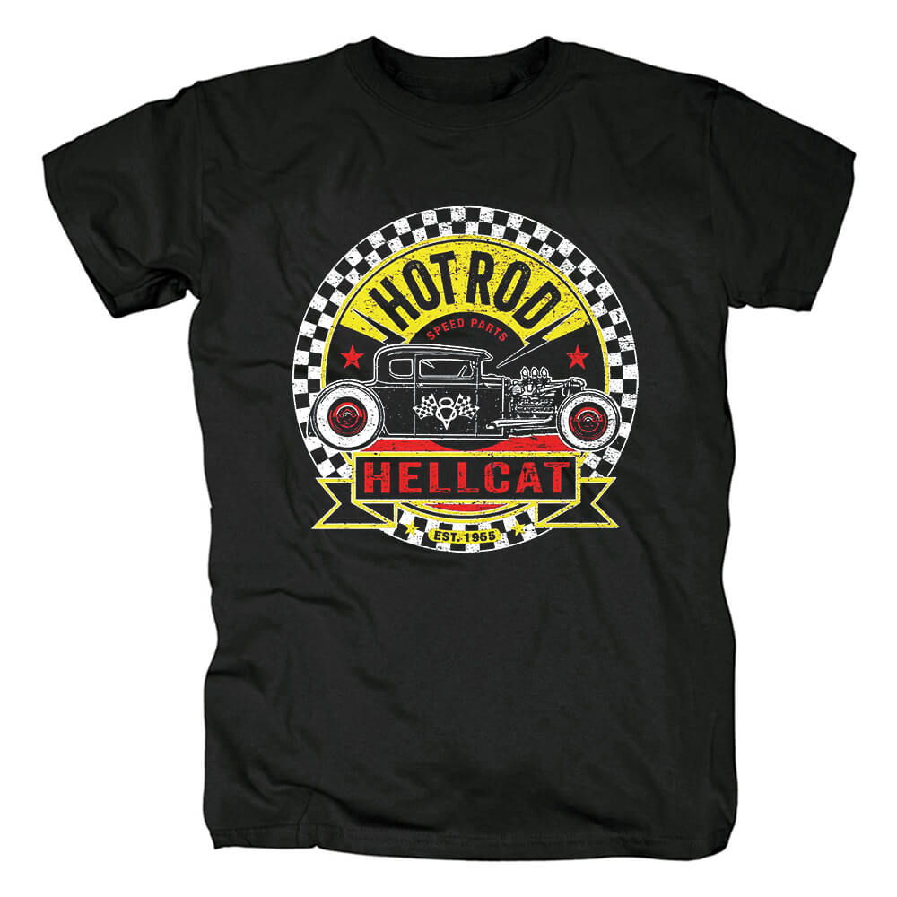 Awesome Hot Rod Hellcat Speed Parts Tee Shirts Hard Rock T-Shirt