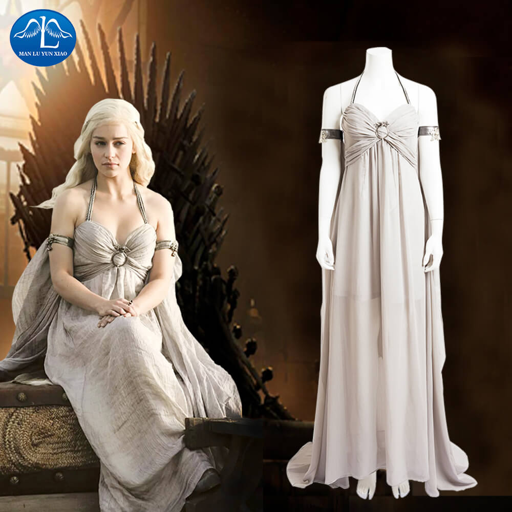 Quality Game Of Thrones Costume Daenerys Targaryen Costume Dress | WISHINY