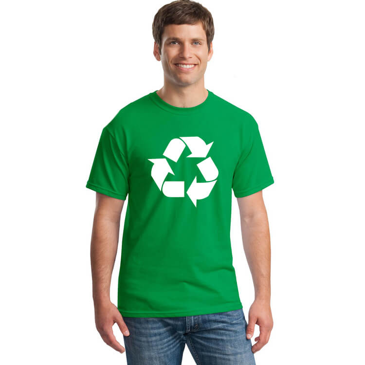 Big Bang Theory Tee Sheldons Recycling Logo Green T-shirt | WISHINY