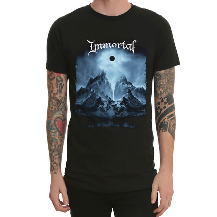 Black Heavy Metal Immortal Long Sleeve Tshirt