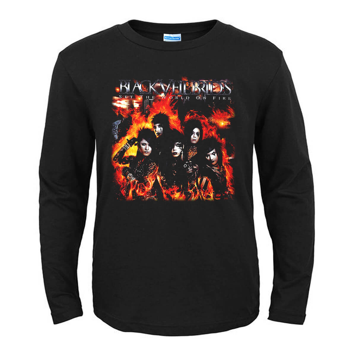 Black Veil Brides Bvb Tee Shirts Us Hard Rock Band T-Shirt | WISHINY
