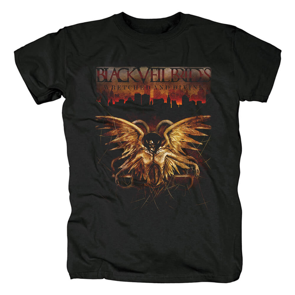 Black Veil Brides Tee Shirts Us Hard Rock Punk Rock T-Shirt