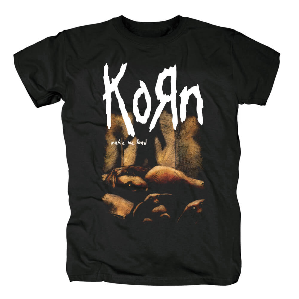California Korn Band Make Me Bad-Ep T-Shirt Metal Rock Shirts