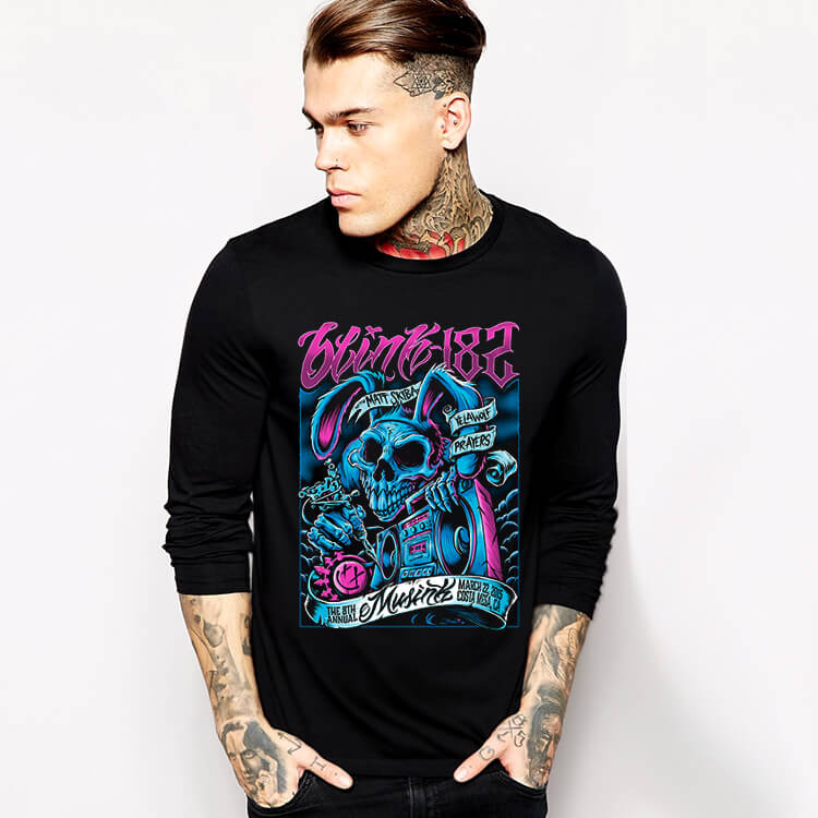 Styring forkæle vant Cool Blink 182 Long Sleeve T-Shirt | WISHINY