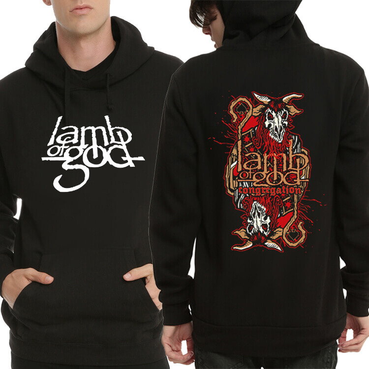 Cool Lamb of God Heavy Metal Hooded Sweatshirt | WISHINY