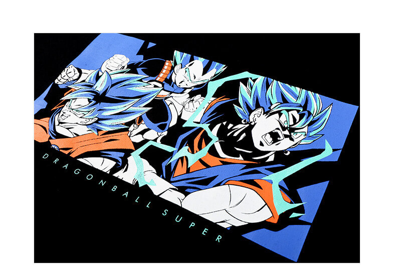 Dragon Ball Super T-shirt Son Goku Vegeta Fighting Tee Shirt For Couple