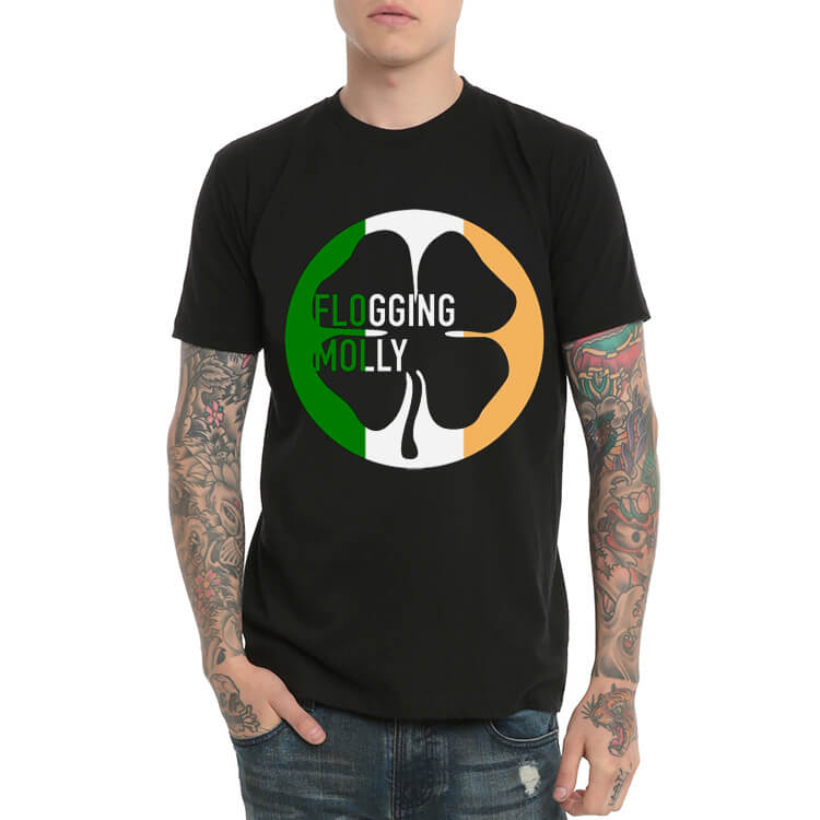 Flogging Molly T-Shirt Rock Mens Tee | WISHINY
