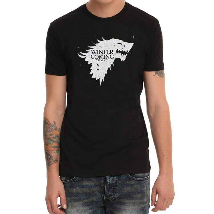 Game of Thrones Black Print T-Shirt