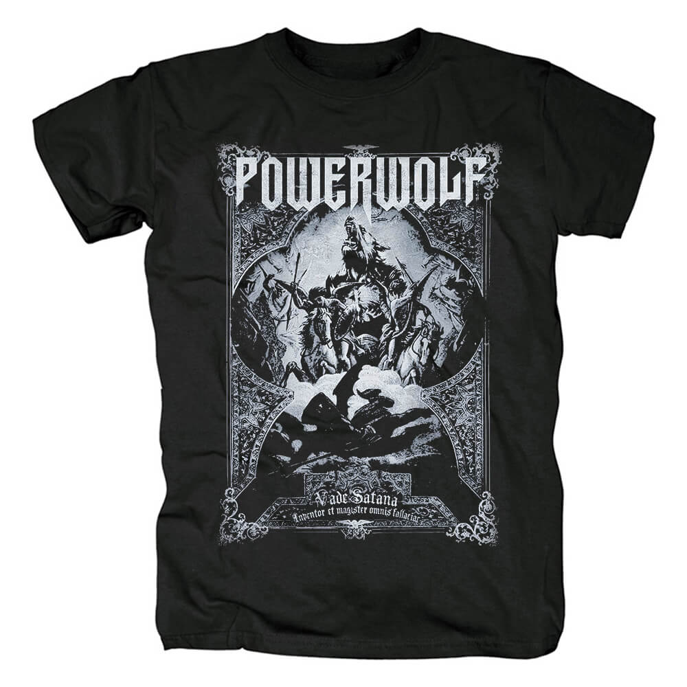 Germany Powerwolf T-Shirt Metal Rock Graphic Tees | WISHINY