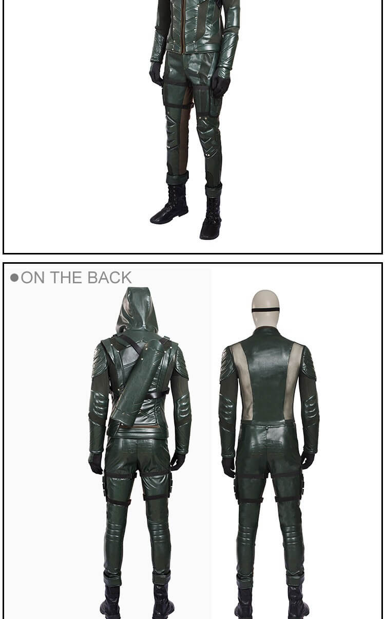Green Arrow 5 Cosplay Costume Oliver Queen Cloth | WISHINY