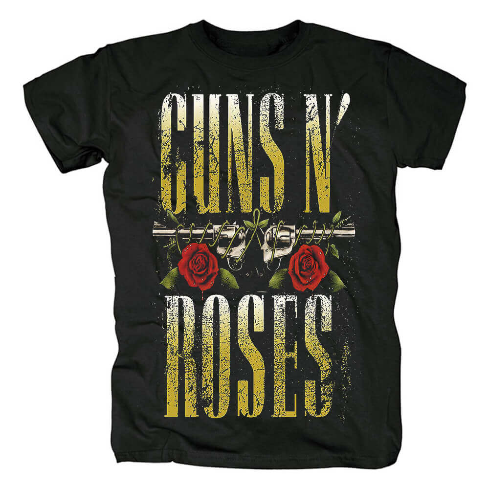 Guns N' Roses Band Tees Us Metal Punk Rock T-Shirt | WISHINY