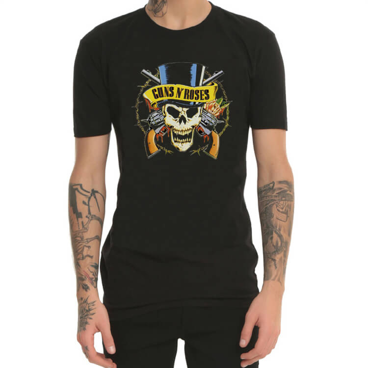 Guns N' Roses T Shirt Rock Mens Tee | WISHINY