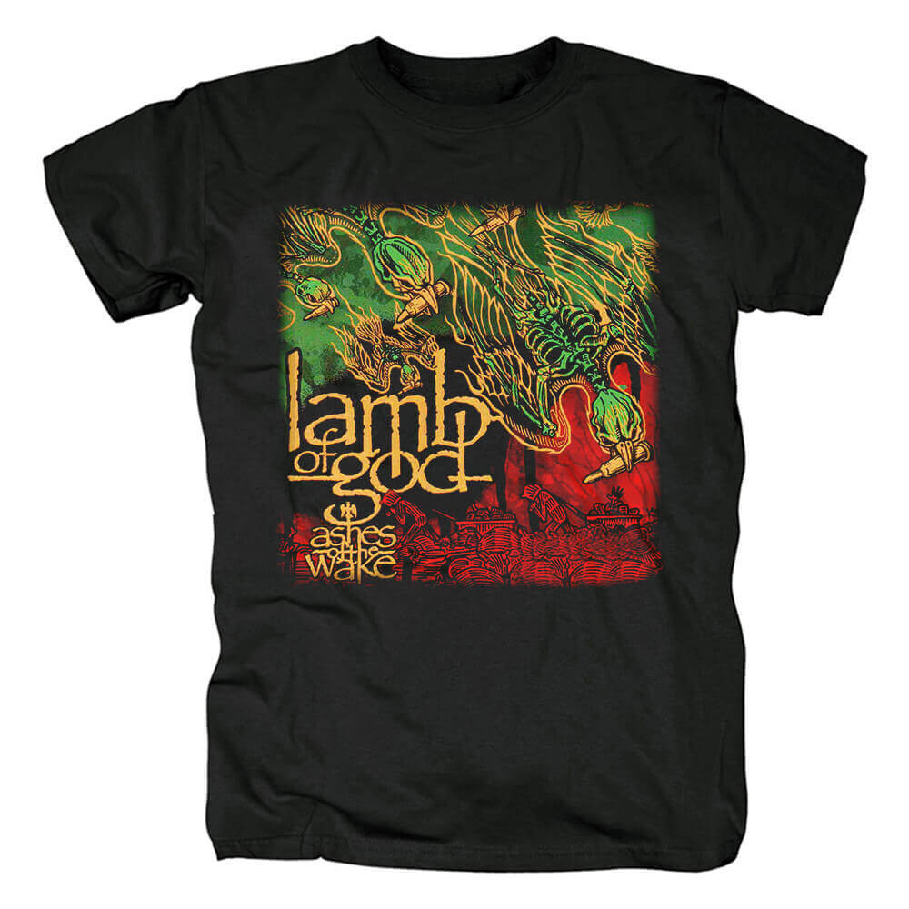 Lamb Of God Tees Us Hard Rock Metal T-Shirt | WISHINY