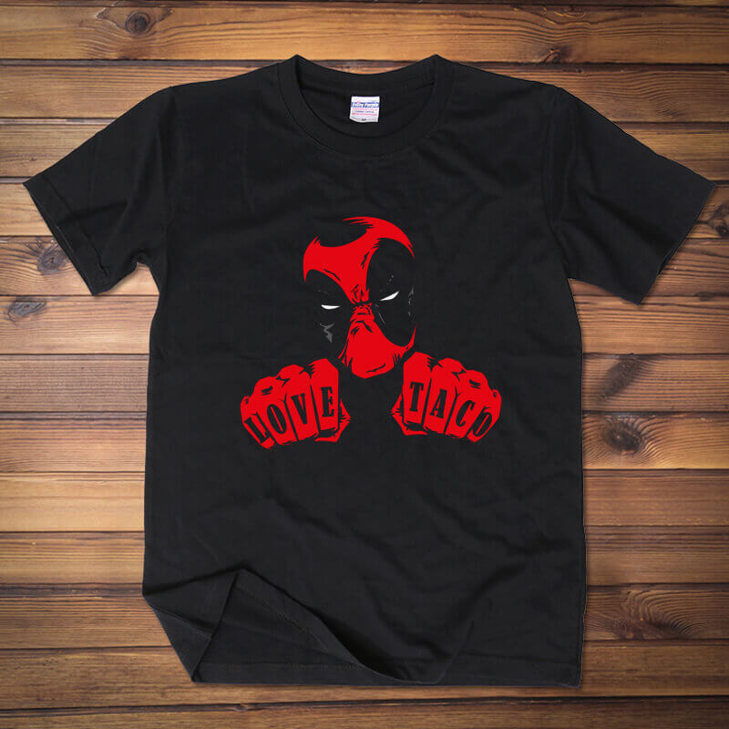 Marvel Deadpool Love TACO T-shirt