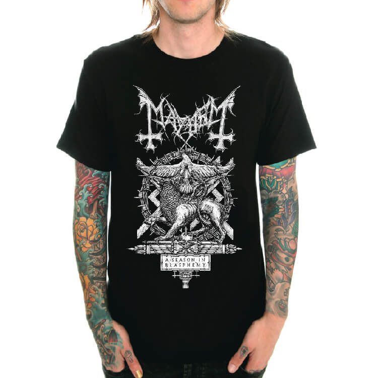Mayhem Band Tshirt Death Metal Tee for. zara mens jumpers. 