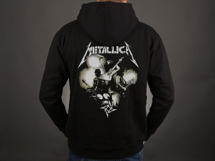 Sudadera con Capucha Suéter banda de Metallica hombres 
