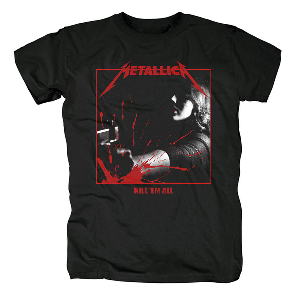 Metallica Band Tees Us Metal T-Shirt | WISHINY