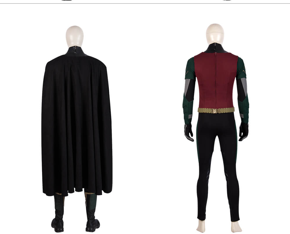 DC Superhero Titans Robin Suit Dick Grayson Cosplay Costume | WISHINY