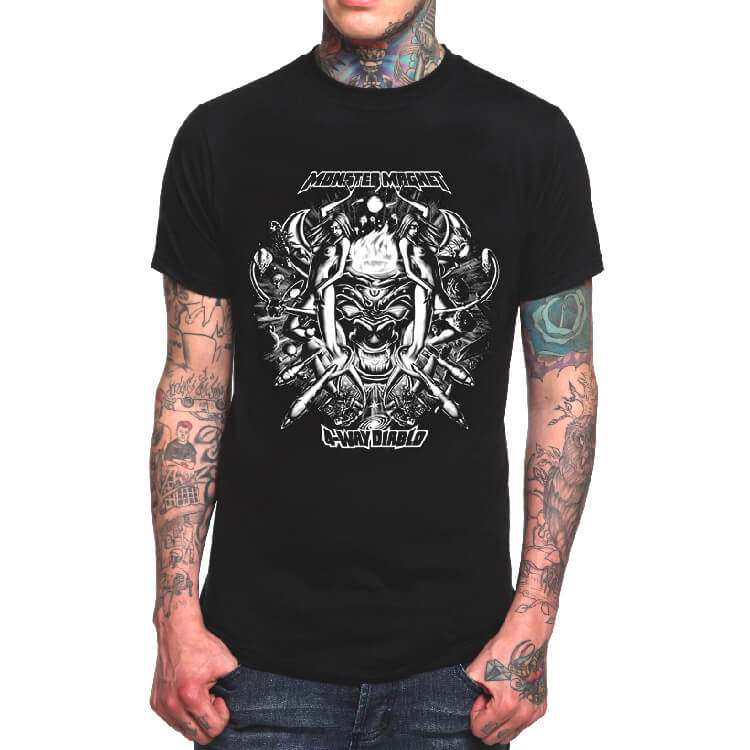 Monster Magnet Band T-Shirt Black Mens Tee | WISHINY