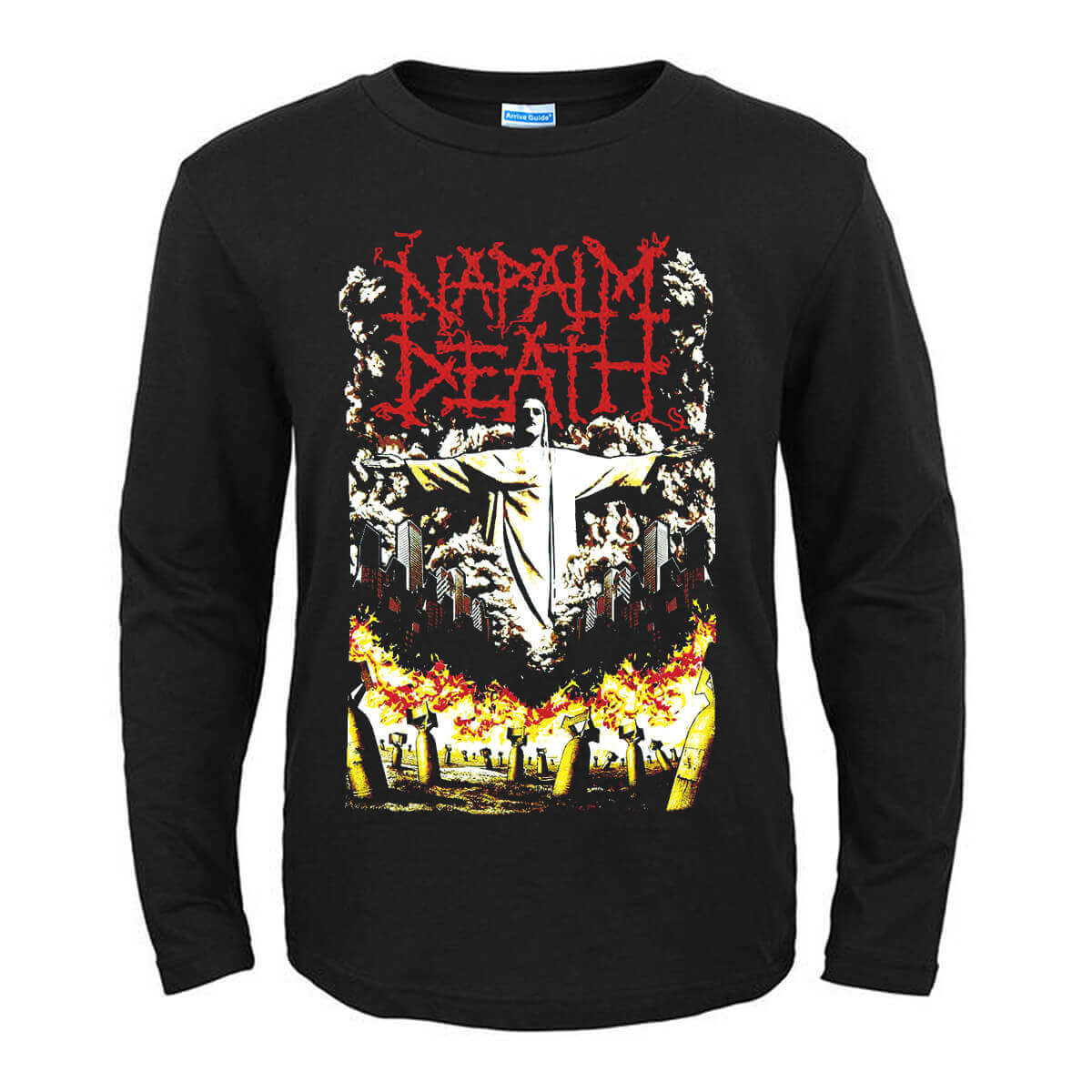 Napalm Death Band Tees Uk Metal T-Shirt | WISHINY