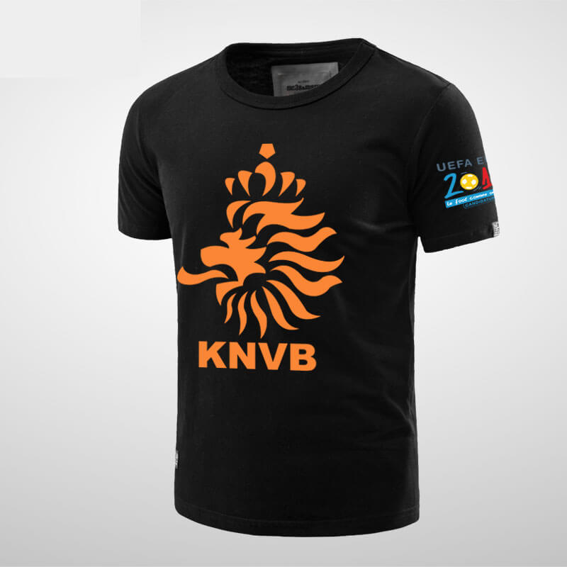 オランダナショナルサッカーチームロゴtシャツ Wishiny