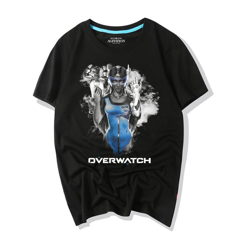  Overwatch Symmetra Ink Print T Shirt
