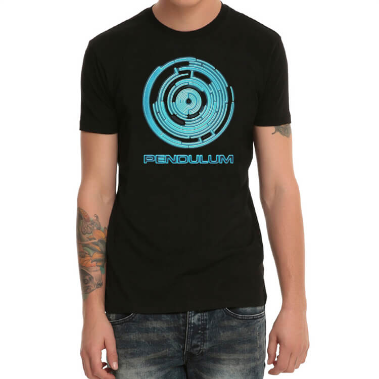 Pendulum Electronic Rock Print T-Shirt | WISHINY