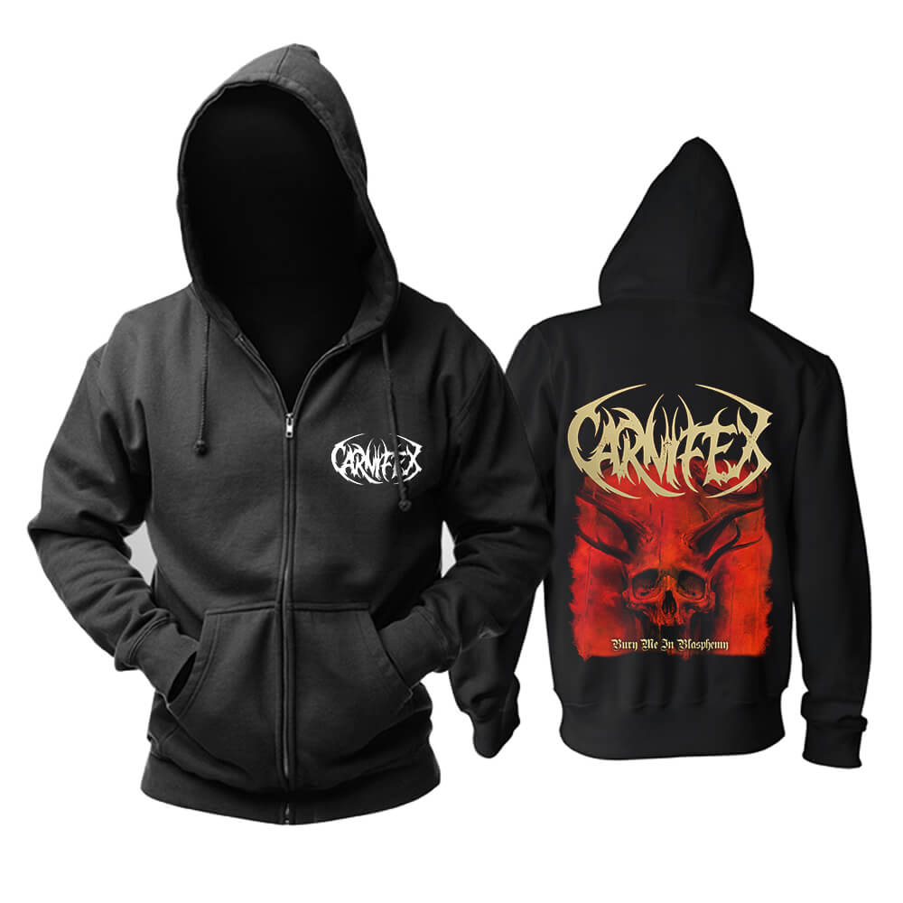 Personalised Carnifex Bury Me In Blasphemy Hooded Sweatshirts Metal ...