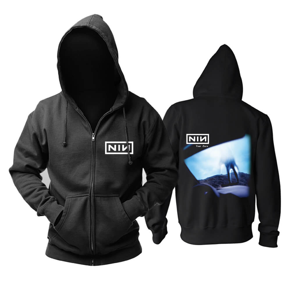 Personalised Nine Inch Nails Hoodie Rock Band Sweatshirts | WISHINY