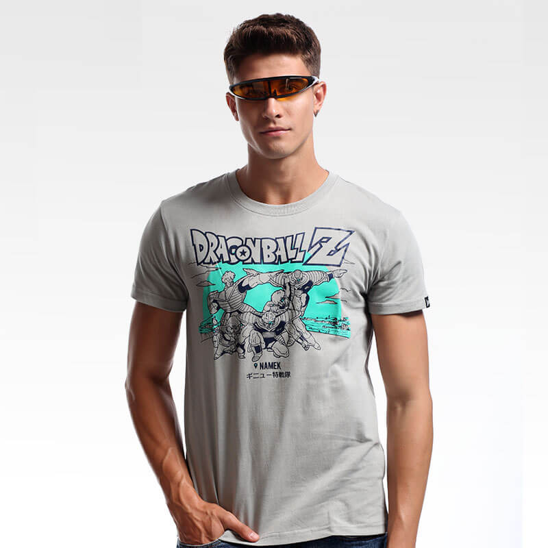 Quality Dragon Ball Z T-shirt DBZ Grey XXXL Tees for Men Boy | WISHINY