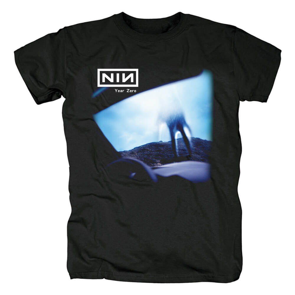 Quality Nine Inch Nails Band Year Zero T-Shirt Rock Tshirts | WISHINY