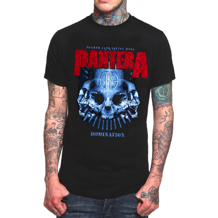 Quality Pantera Domination T-shirt for Men | WISHINY
