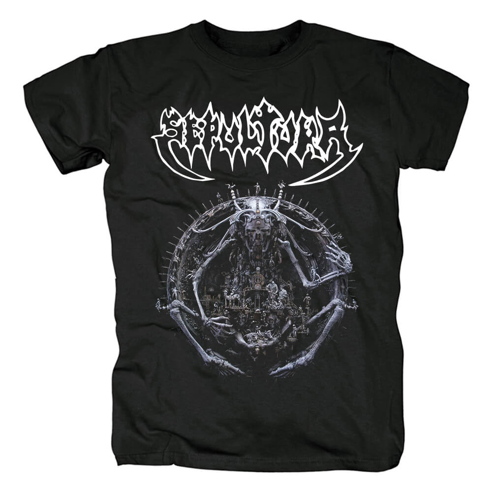Sepultura Band Tees Brazil Metal T-Shirt | WISHINY