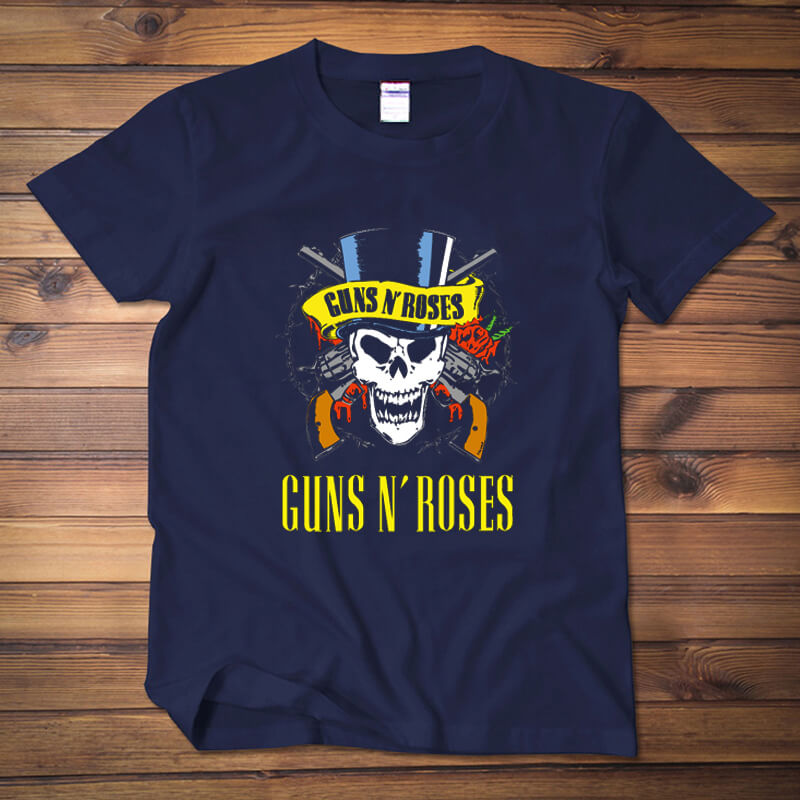 Skull Guns Roses Tee Shirt Herre t-shirt |
