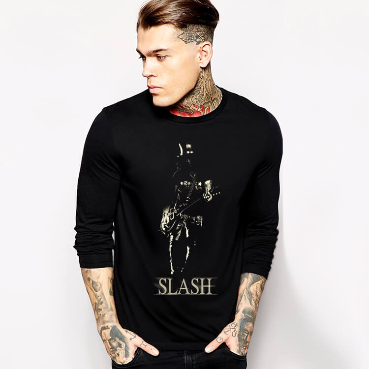 Slash Guns N' Roses Long Sleeve Tee Shirt | WISHINY